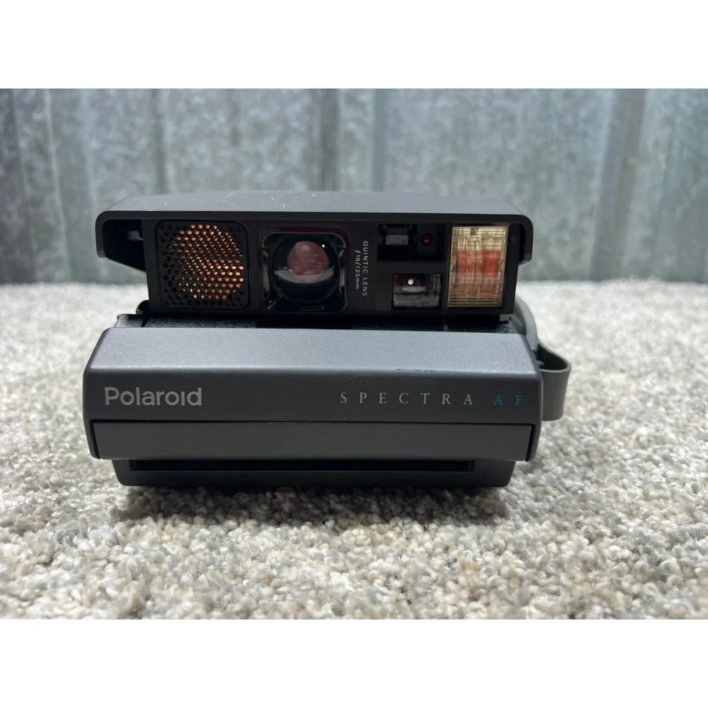 Vtg Polaroid Spectra AF Instant Film Camera Quintic 125mm Lens Tested Works